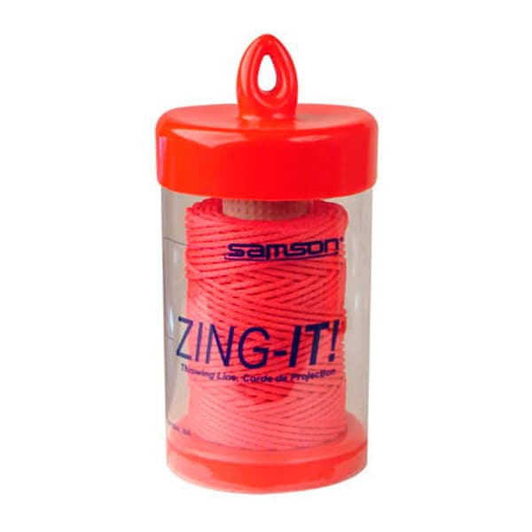 Zing It 1.75mm Red Throwline 180ft